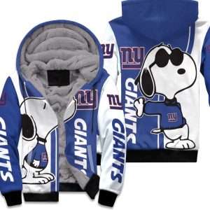 New York Giants Snoopy Lover 3D Printed Unisex Fleece Hoodie