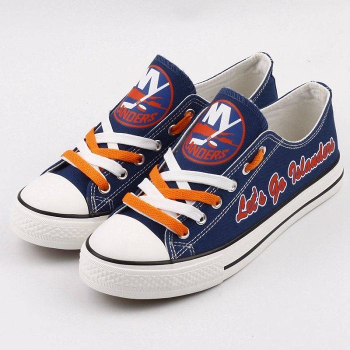 New York Islanders NFL Hockey 3 Gift For Fans Low Top Custom Canvas Shoes