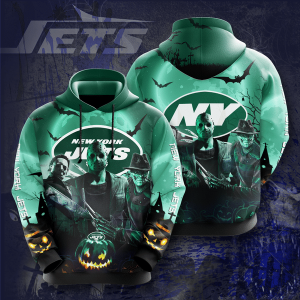 New York Jets 3D Hoodie