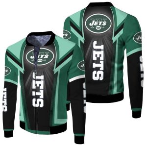 New York Jets For Fans Fleece Bomber Jacket
