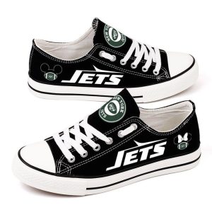 New York Jets NFL Football 2 Gift For Fans Low Top Custom Canvas Shoes