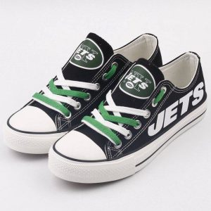 New York Jets NFL Football 3 Gift For Fans Low Top Custom Canvas Shoes