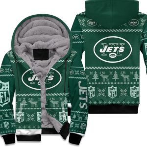 New York Jets Nfl Ugly Sweatshirt Christmas 3D Unisex Fleece Hoodie