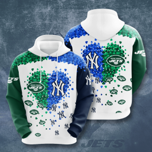 New York Jets x New York Yankees 3D Hoodie