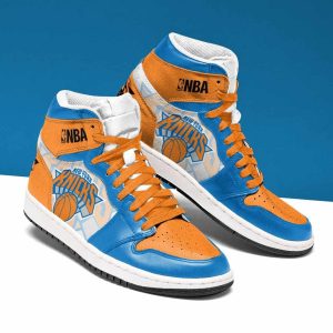 New York Knicks Basketball Team Air Jordan 1 Sport Custom Sneakers