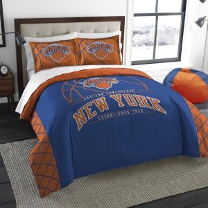 New York Knicks Bedding Set- 1 Duvet Cover & 2 Pillow Cases