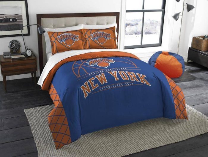 New York Knicks Bedding Set- 1 Duvet Cover & 2 Pillow Cases