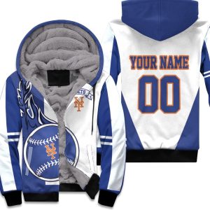 New York Mets 3D Personalized Unisex Fleece Hoodie