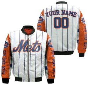 New York Mets Inspired Personalized Bomber Jacket