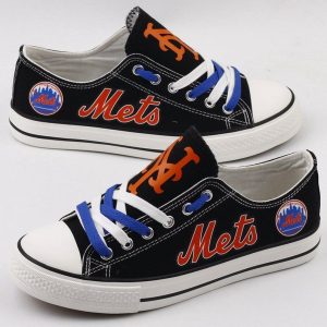 New York Mets MLB Baseball 1 Gift For Fans Low Top Custom Canvas Shoes
