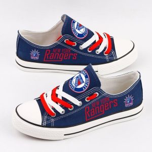 New York Rangers NHL Hockey 1 Gift For Fans Low Top Custom Canvas Shoes
