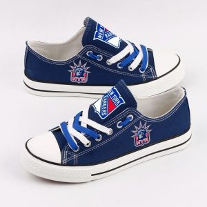New York Rangers NHL Hockey 2 Gift For Fans Low Top Custom Canvas Shoes