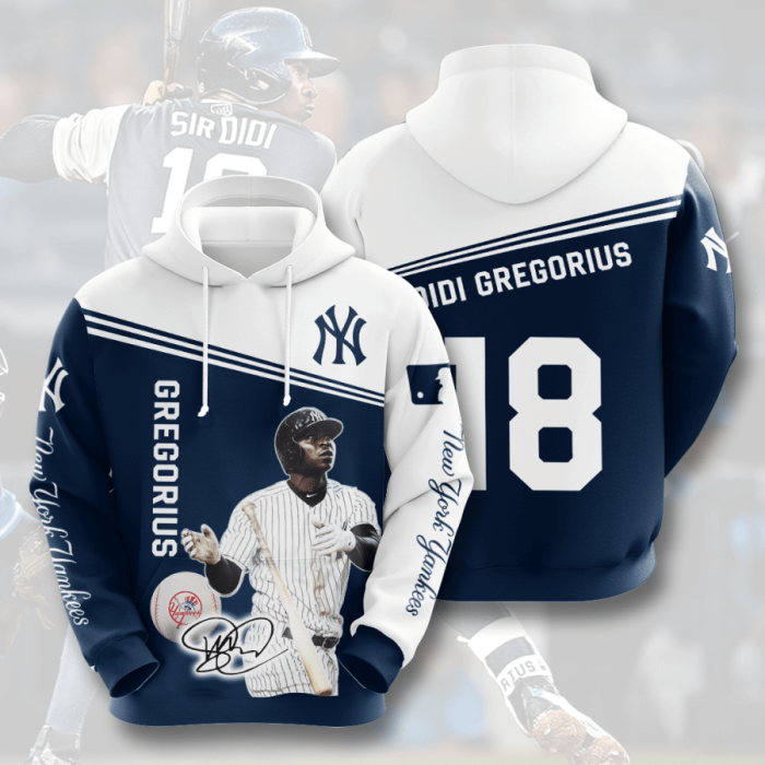 New York Yankees 3D Hoodie