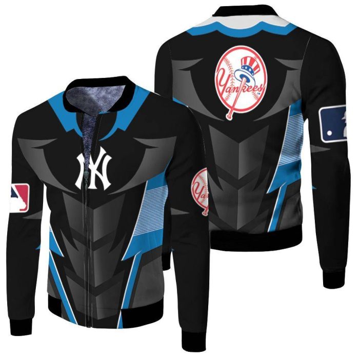 New York Yankees 3D Pullover Fleece Bomber Jacket