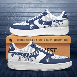 New York Yankees Air Force Sneaker Custom For Fan