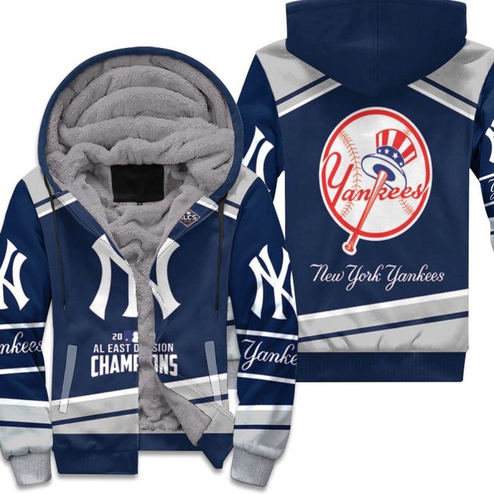 New York Yankees Al East Division Champions Mlb Fan Copy Unisex Fleece Hoodie