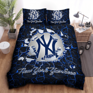 New York Yankees Duvet Cover Pillowcase Bedding Set