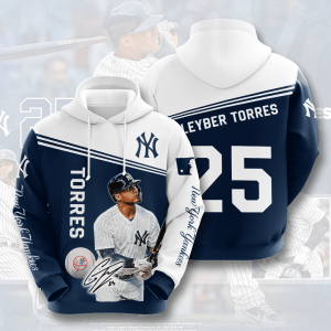 New York Yankees Gleyber Torres 25 3D Hoodie
