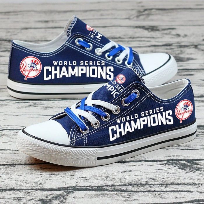 New York Yankees MLB Baseball Gift For Fans Low Top Custom Canvas Shoes