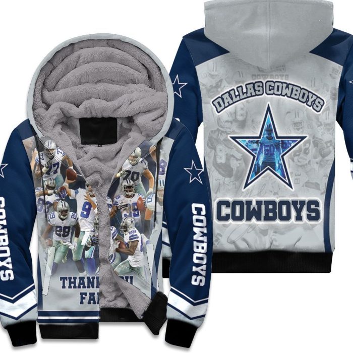 Nfc East Division Champions Dallas Cowboy Super Bowl 2021 Thank You Fans Unisex Fleece Hoodie