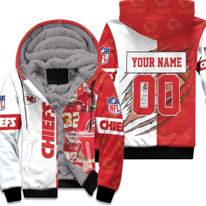 Nfl 2020 Kansas City Chiefs Afc West Division Champion Great Team Personalized Unisex Fleece Hoodie