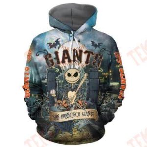Nfl Hoodies 3d New York Giants Skellington For Fan 3D T Shirt Sweater Zip Hoodie Bomber Jacket
