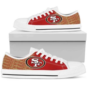 Nfl San Francisco 49ers Low Top Sneakers Low Top Shoes