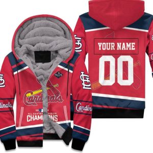 Nl Central Champions St Louis Cardinals 3D Personalized Unisex Fleece Hoodie