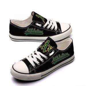 Oakland Athletics MLB Baseball 1 Gift For Fans Low Top Custom Canvas Shoes