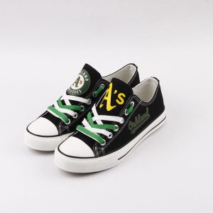 Oakland Athletics MLB Baseball Gift For Fans Low Top Custom Canvas Shoes