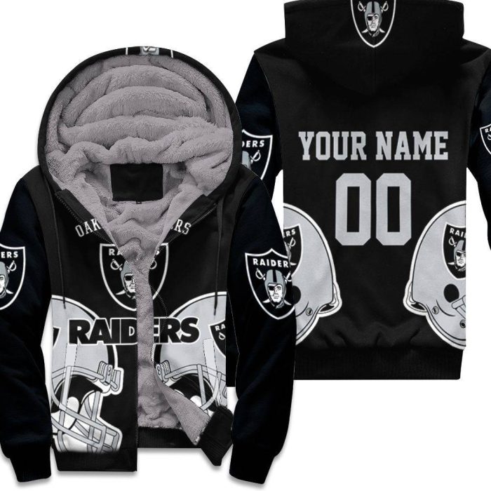 Oakland Raiders Fans 3D Personalized Unisex Fleece Hoodie