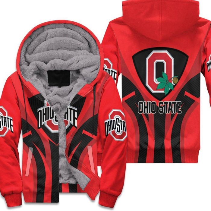 Ohio State Buckeyes 3D Unisex Fleece Hoodie