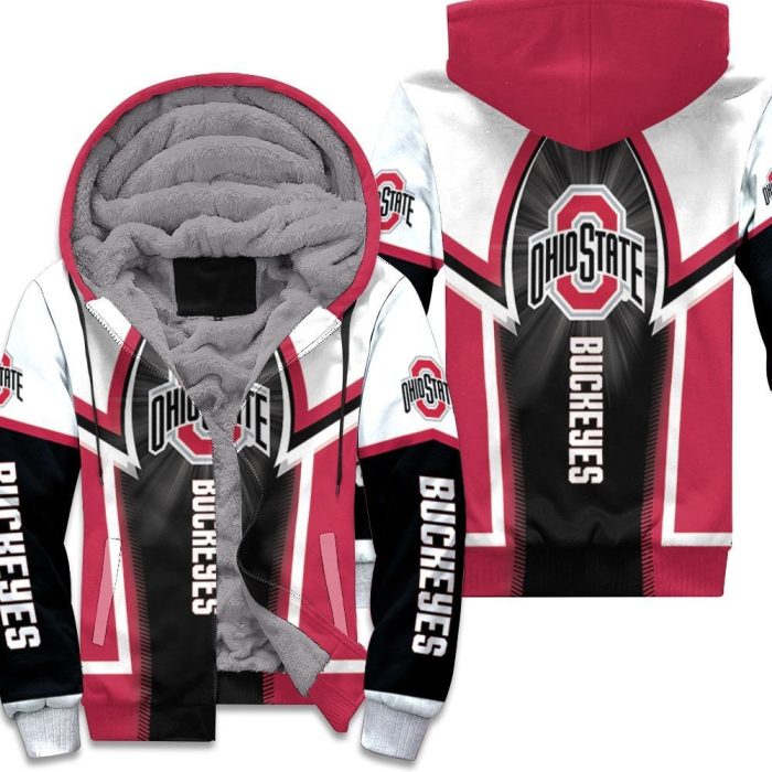 Ohio State Buckeyes Fan 3D Unisex Fleece Hoodie