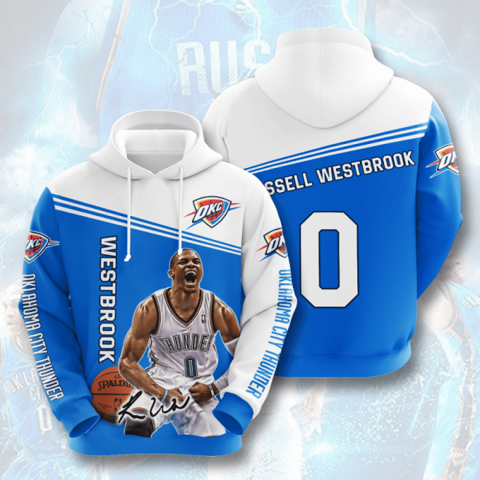 Oklahoma City Thunder 3D Hoodie