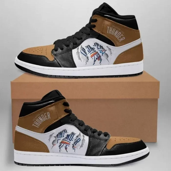 Oklahoma City Thunder Air Jordan 1 Sport Custom Sneakers