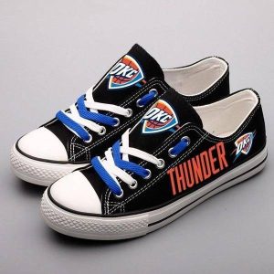 Oklahoma City Thunder NBA Basketball 2 Gift For Fans Low Top Custom Canvas Shoes