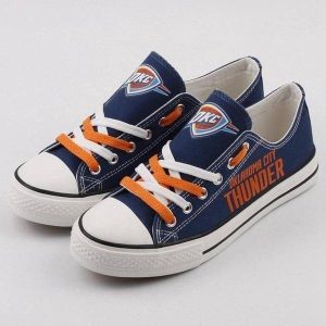 Oklahoma City Thunder NBA Basketball 3 Gift For Fans Low Top Custom Canvas Shoes