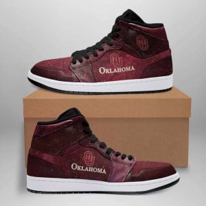 Oklahoma Sooners American Football Air Jordan 1 Sport Custom Sneakers