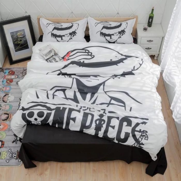 One Piece Monkey D. Luffy #12 Duvet Cover Pillowcase Bedding Set