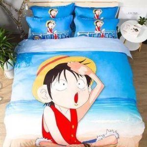 One Piece Monkey D. Luffy #13 Duvet Cover Pillowcase Bedding Set