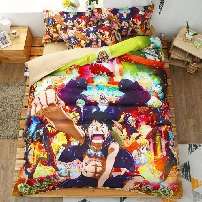 One Piece Monkey D. Luffy #24 Duvet Cover Pillowcase Bedding Set