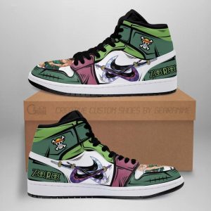 One Piece Zoro Sneakers Boots Three Swords Skill Anime Sneakers