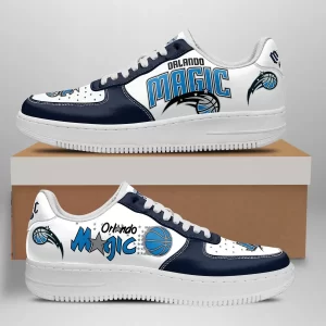 Orlando Magic Nike Air Force Shoes Unique Basketball Custom Sneakers