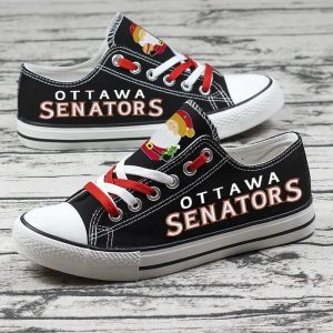 Ottawa Senators NHL Hockey 4 Gift For Fans Low Top Custom Canvas Shoes