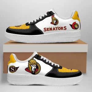 Ottawa Senators Nike Air Force Shoes Unique Football Custom Sneakers
