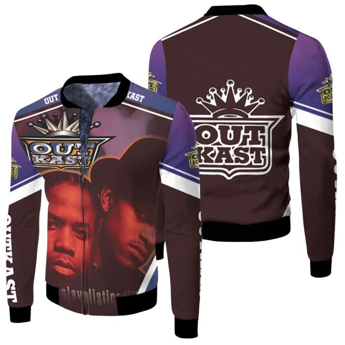 Outkast Southernplayalisticadillacmuzik Fleece Bomber Jacket