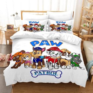 PAW Patrol Marshall #21 Duvet Cover Pillowcase Bedding Set Home Decor