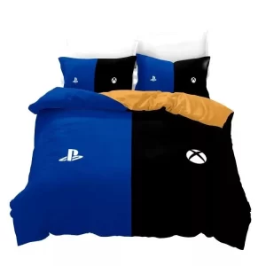PS4 Xbox Playstation #8 Duvet Cover Pillowcase Bedding Set Home Bedroom Decor