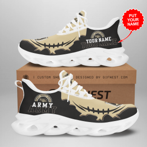Personalized Army Black Knights Max Soul Shoes For Fan