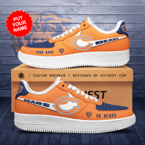 Personalized Chicago Bears Air Force Sneaker Custom For Fan